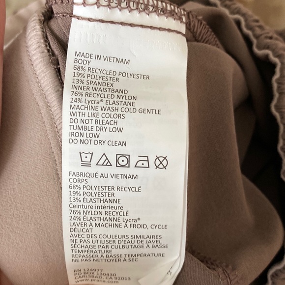 NWOT Prana pants, in mauve, size small. - Picture 4 of 4